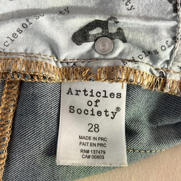 EUC • Articles of Society Carly Crop Skinny Jeans in Del Mar • Women’s 28 👖 - Picture 13 of 14